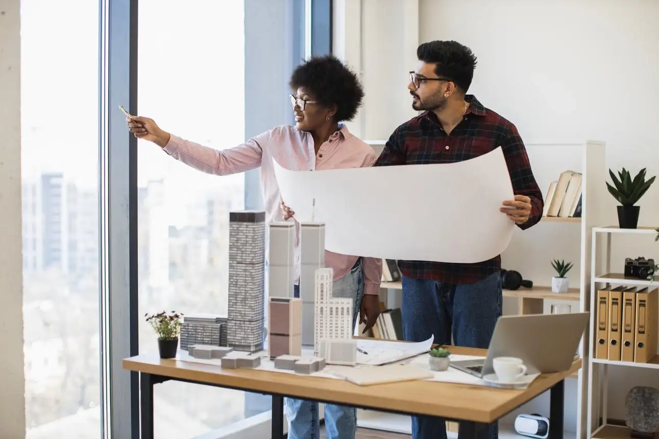Master of Architecture students at work